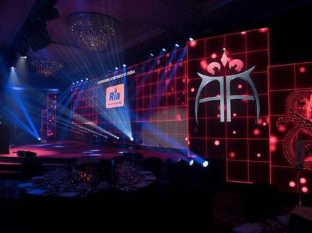 AV and lighting production for a London event by Refine Events