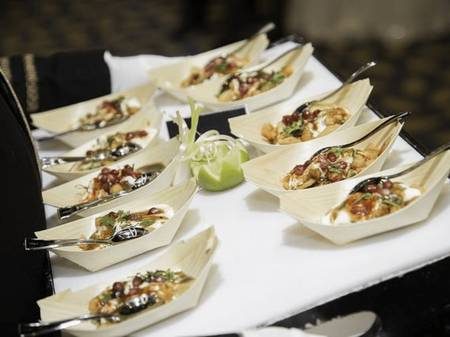 Fine dining event catering curated by Refine Events